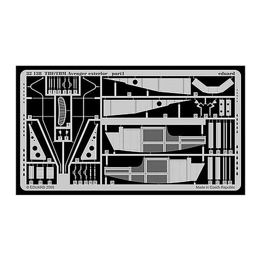 eduard 32138 1 32 tbf tbm avenger exterior for trumpeter