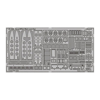 eduard 32236 1 32 swordfish mk i exterior for trp