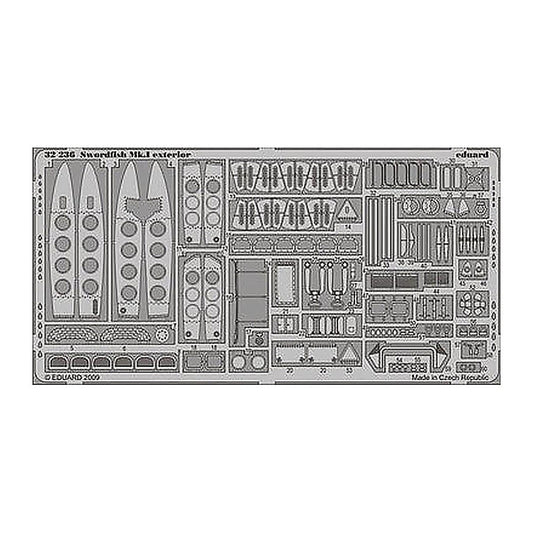 eduard 32236 1 32 swordfish mk i exterior for trp