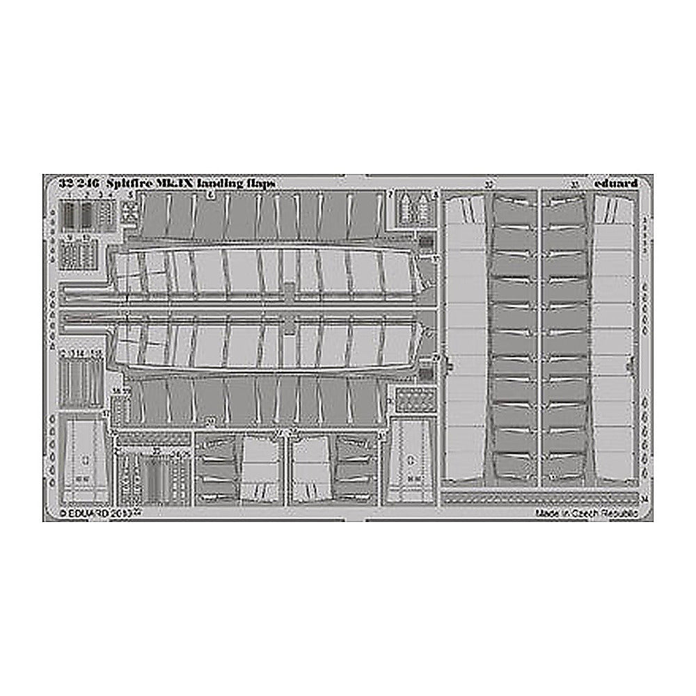 eduard 32246 1 32 spitfire mk ix landing flaps for tam