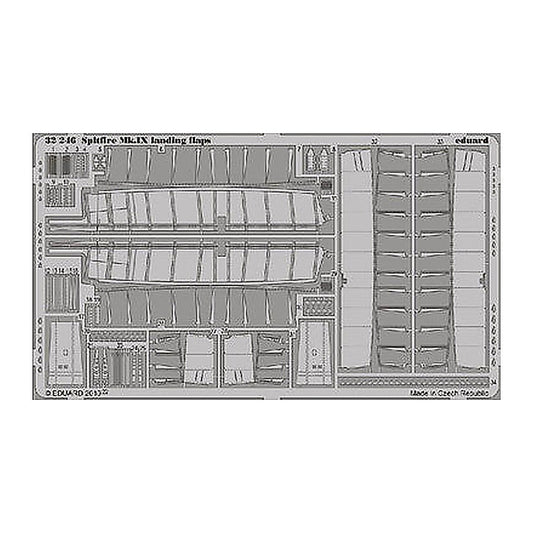 eduard 32246 1 32 spitfire mk ix landing flaps for tam