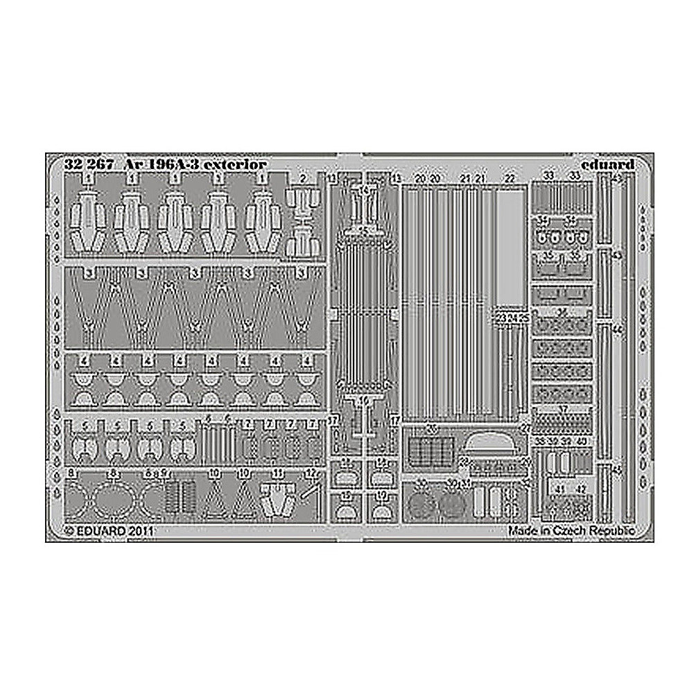 eduard 32267 1 32 ar 196a 3 exterior photo etched set for revell