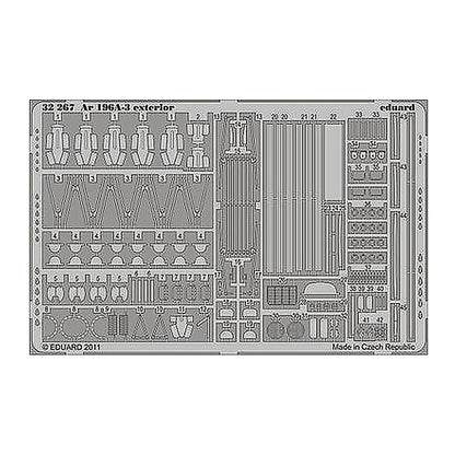 eduard 32267 1 32 ar 196a 3 exterior photo etched set for revell