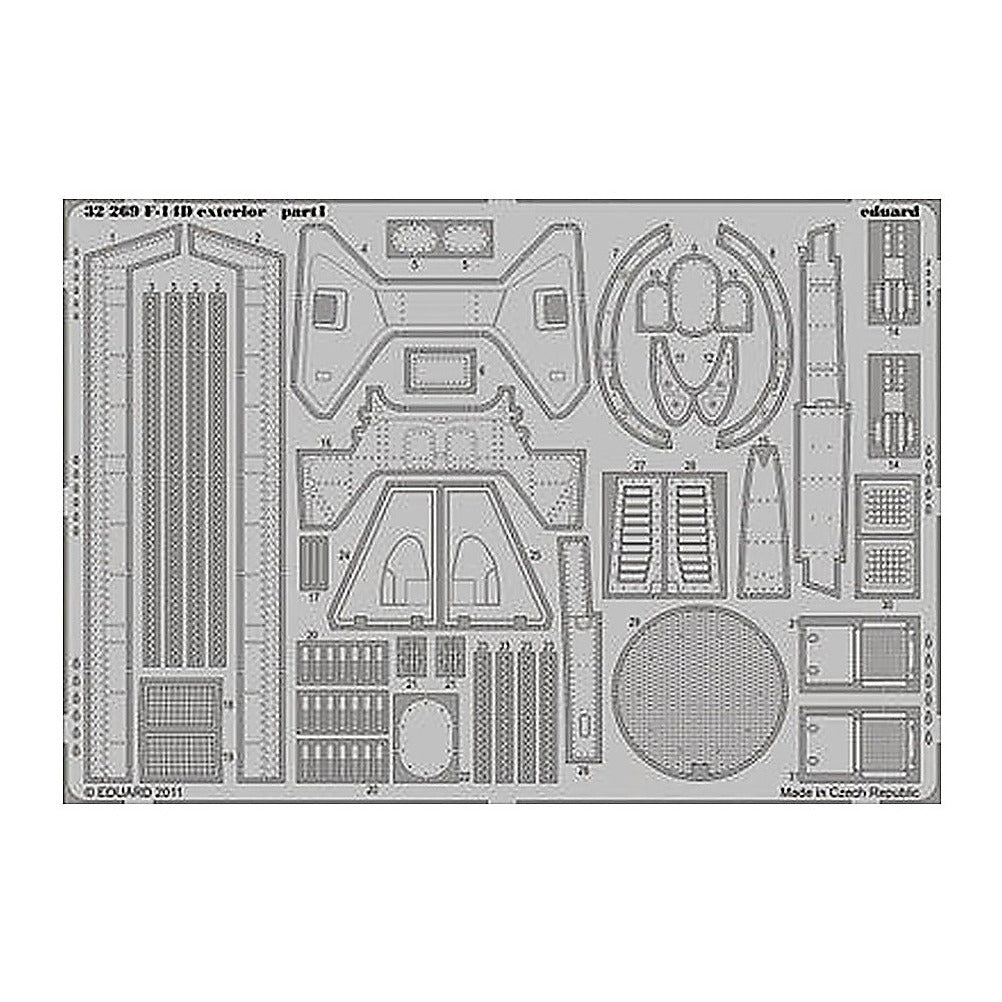 eduard 32269 1 32 f 14d exterior for trumpeter