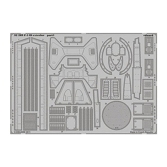 eduard 32269 1 32 f 14d exterior for trumpeter