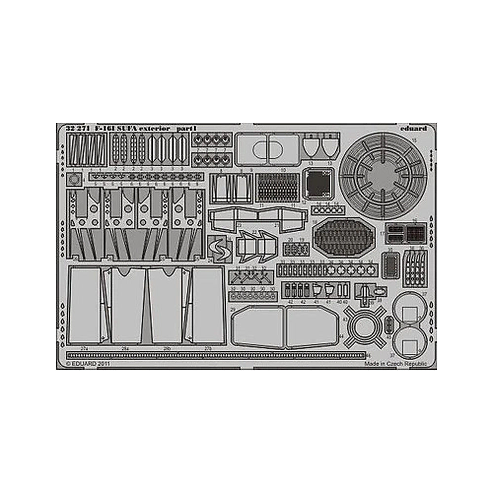 eduard 32271 1 32 f 16i sufa exterior for academy