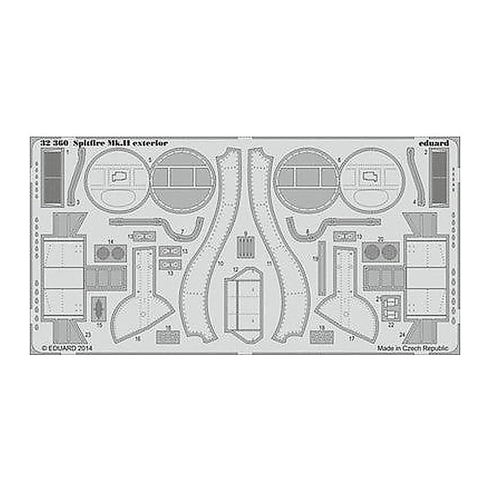 eduard 32360 1 32 spitfire mk ii exterior for rmg