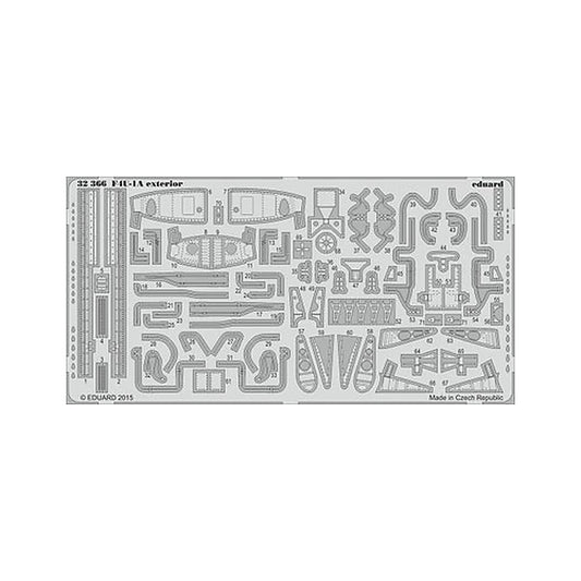 eduard 32366 1 32 f 4u1a exterior for tamiya