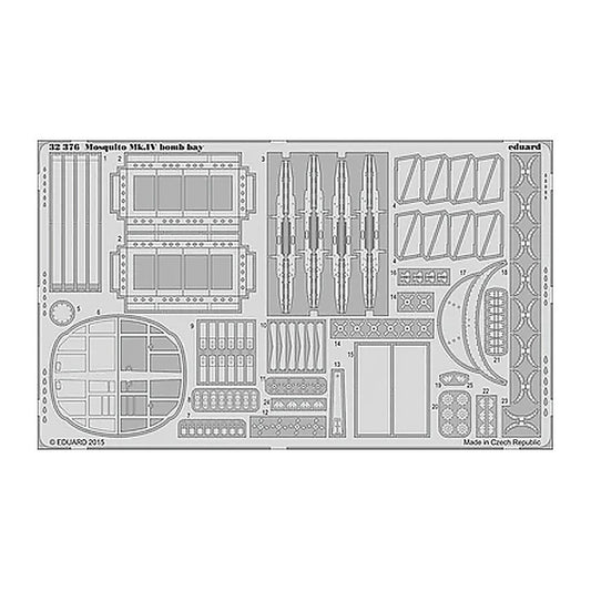 eduard 32376 1 32 mosquito mk iv bomb bay for hkm