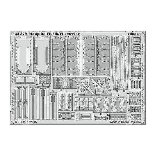 eduard 32379 1 32 mosquito fb mk vi exterior for tamiya