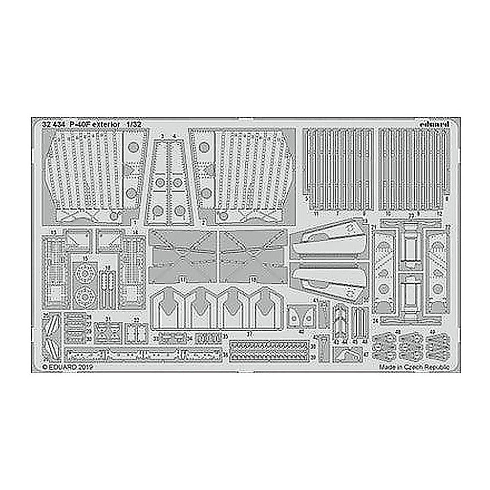 eduard 32434 1 32 p 40f exterior for trumpeter