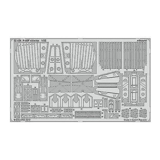 eduard 32434 1 32 p 40f exterior for trumpeter