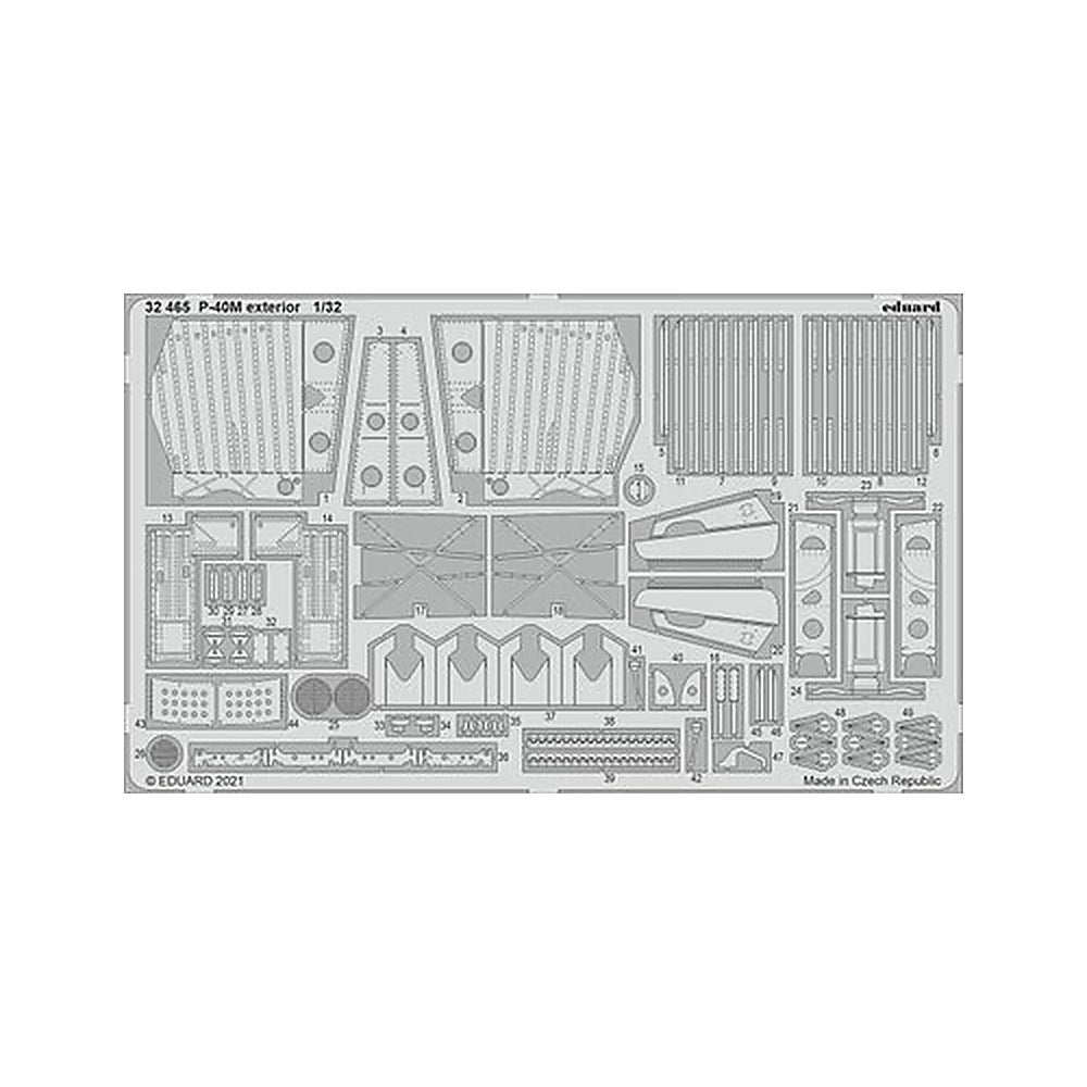 eduard 32465 1 32 p 40m exterior for trumpeter