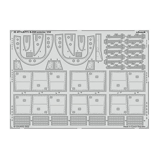 eduard 32477 1 32 b 25h exterior for hkm