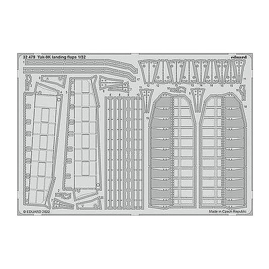eduard 32479 1 32 yak 9k landing flaps for icm