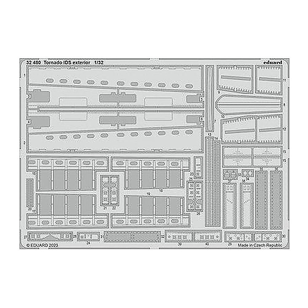 eduard 32480 1 32 tornado ids exterior for italeri