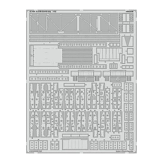 eduard 32484 1 32 a 20g bomb bay for hkm