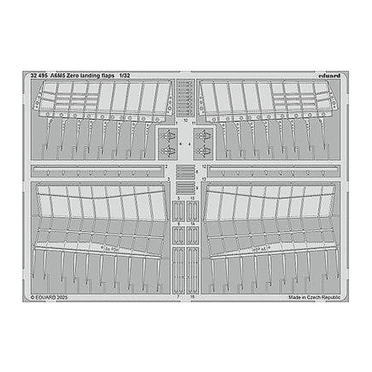 eduard 32495 1 32 zero landing flaps