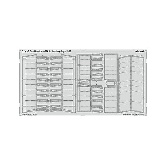 eduard 32496 1 32 sea hurricane mk iic landing flaps photo etched set