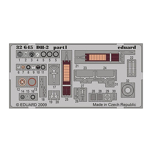 eduard 32645 1 32 for rod pre painted photo etch detail set