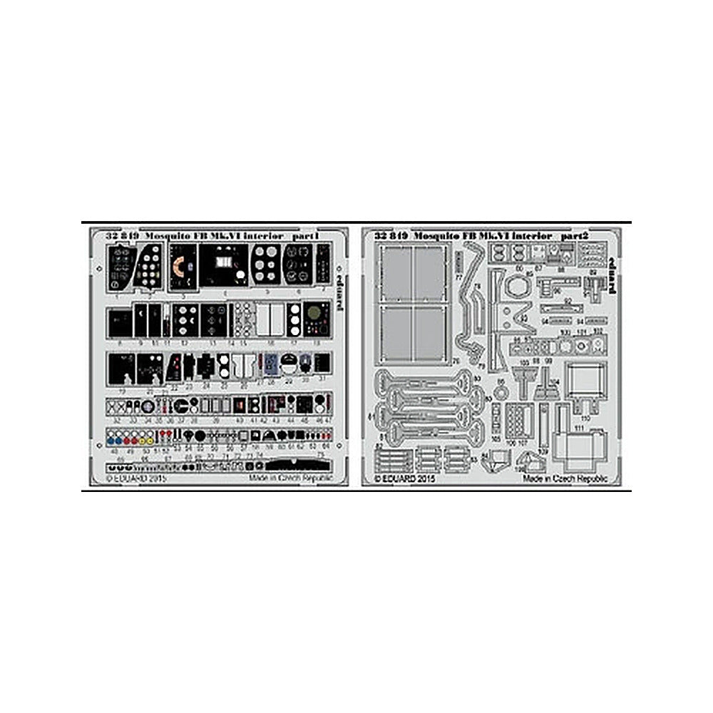 eduard 32849 1 32 mosquito mk fb vi interior for tam pre painted