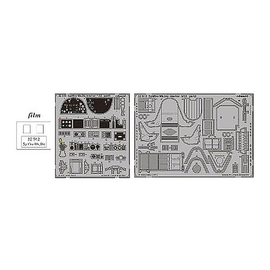 eduard 32912 1 32 spitfire mk ixc interior for rmg pre painted