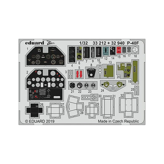eduard 32940 1 32 p 40f for trumpeter pre painted