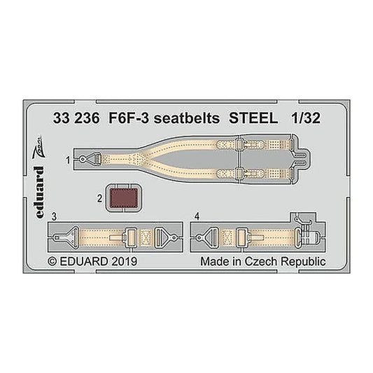 eduard 33236 1 32 seatbelts steel photo etch