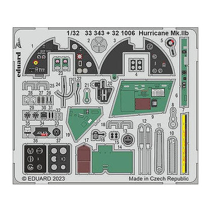 eduard 33343 1 32 hurricane mk iib for revell