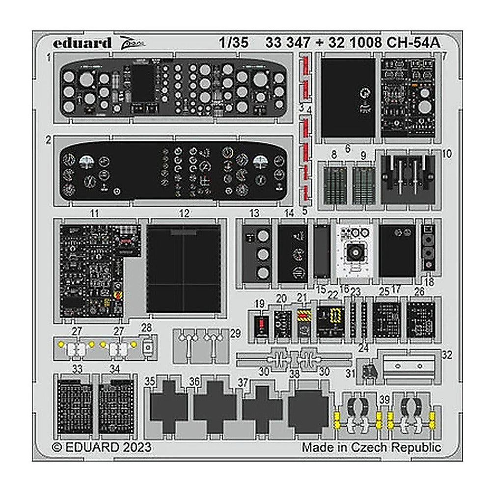 eduard 33347 1 35 ch 54a tarhe photo etch for icm