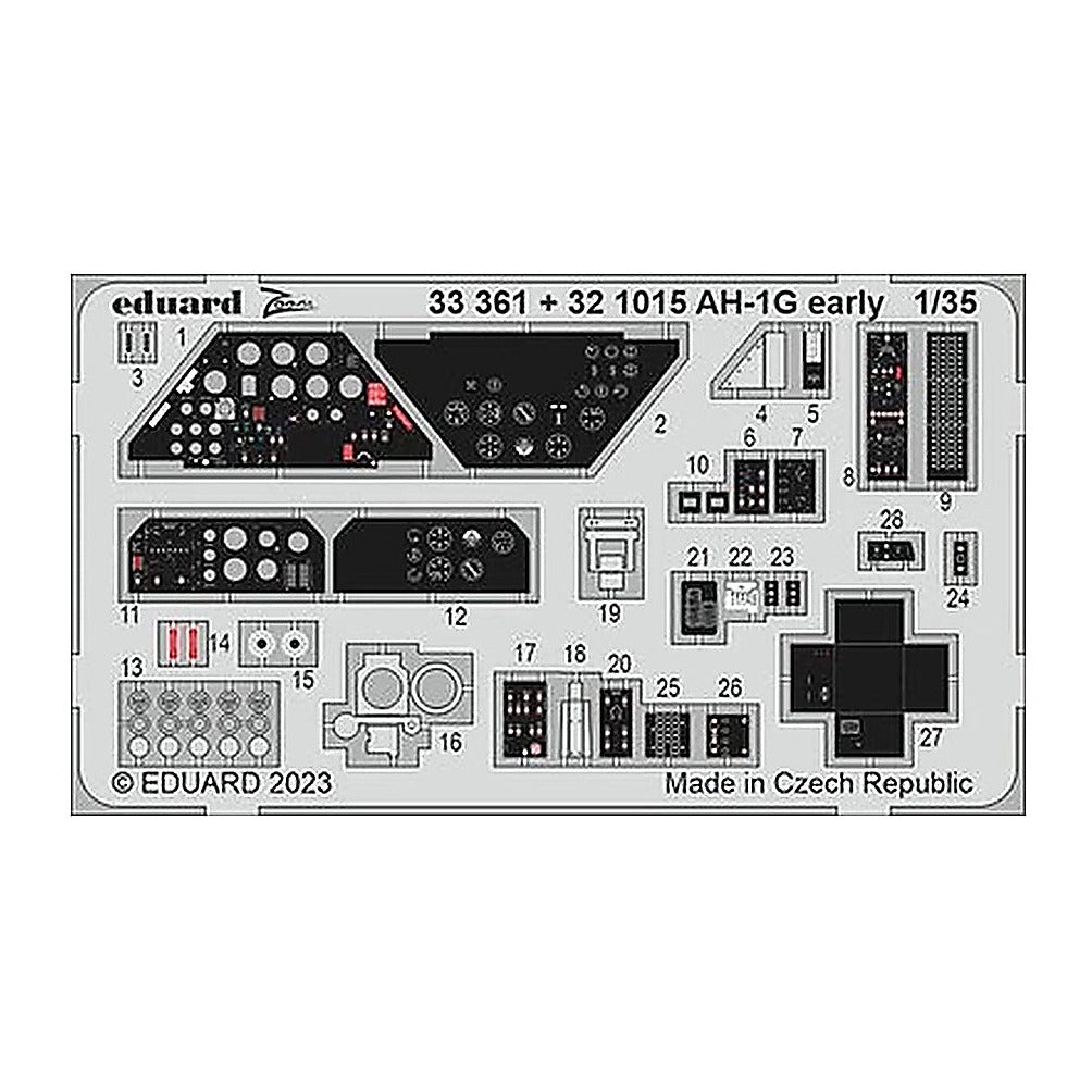 eduard 33361 1 32 ah 1g early photo etch