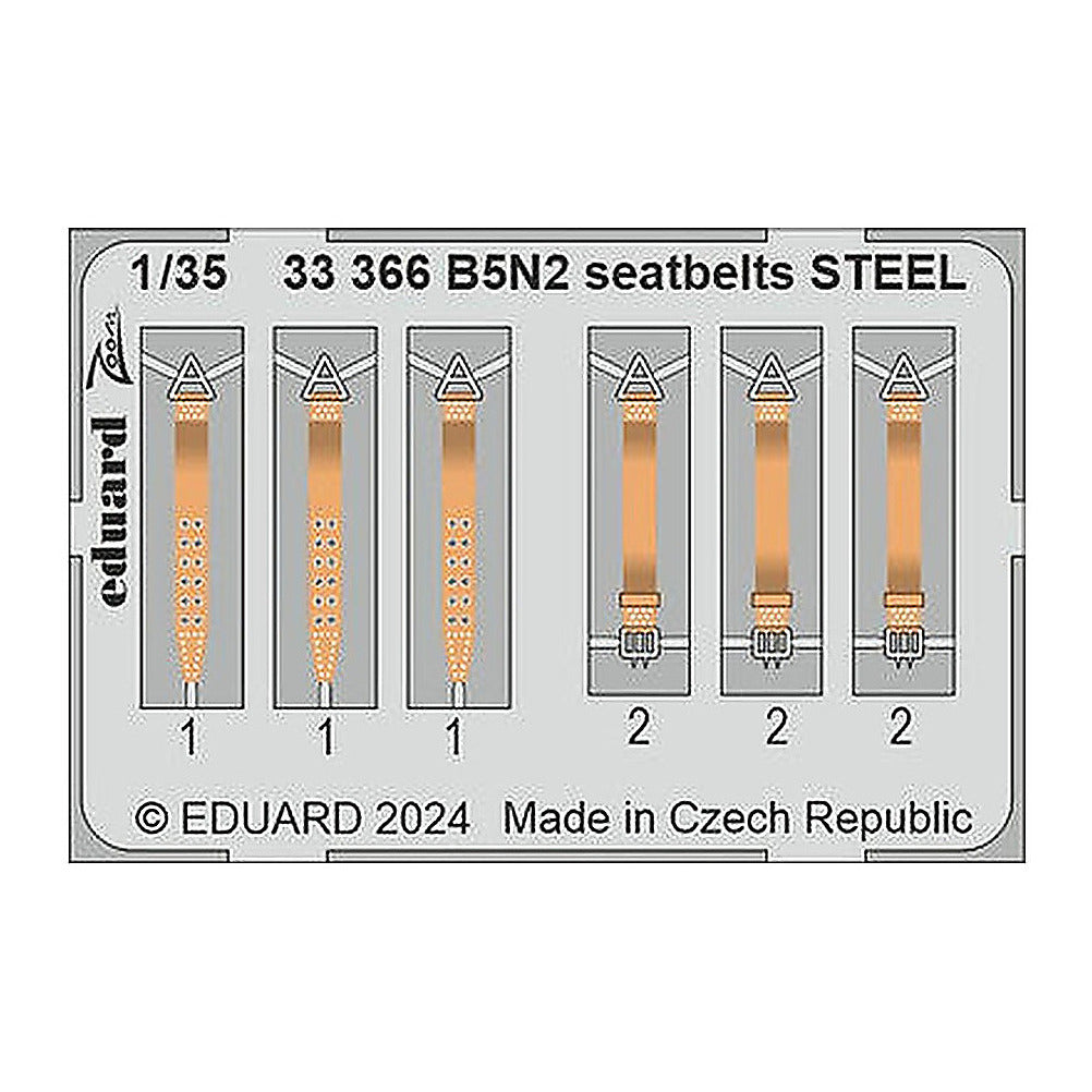 eduard 33366 1 35 seatbelts steel zoom set