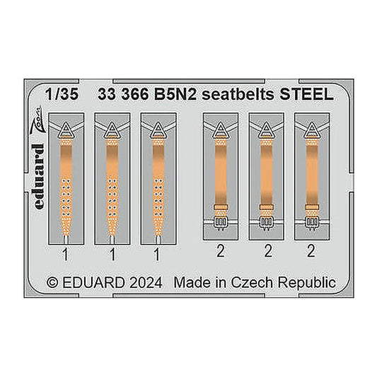 eduard 33366 1 35 seatbelts steel zoom set