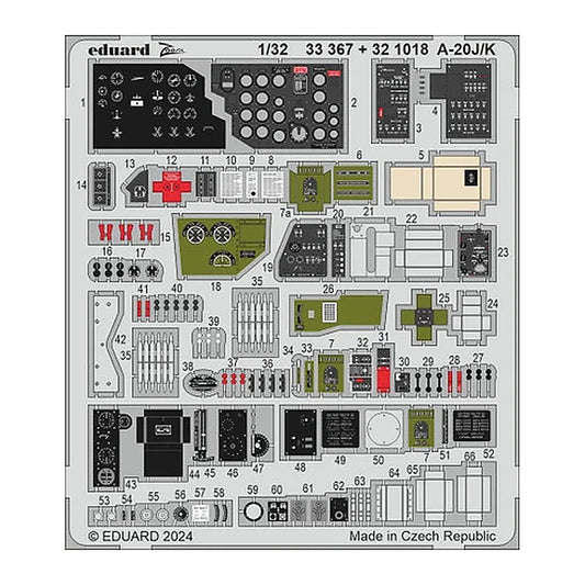 eduard 33367 1 32 a 20j k zoom set