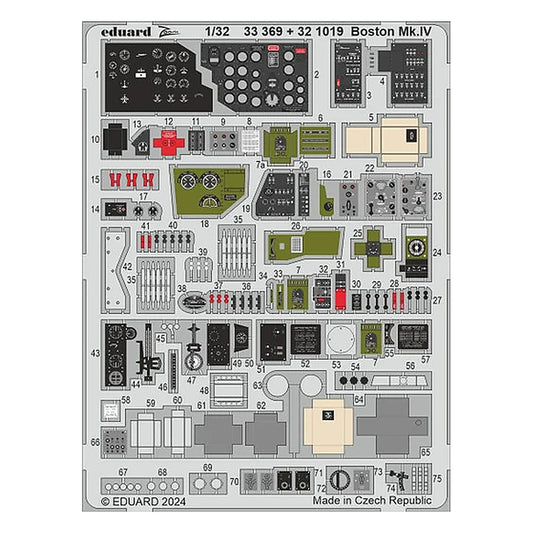 eduard 33369 1 32 boston mk iv zoom set