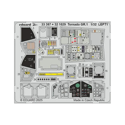 eduard 33387 1 32 tornado gr 1 zoom set for italeri