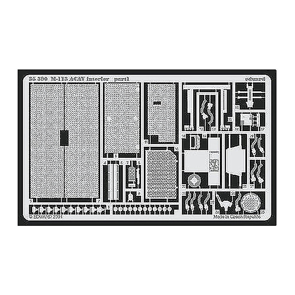 eduard 35390 1 35 acav interior for tam photo etch detail set