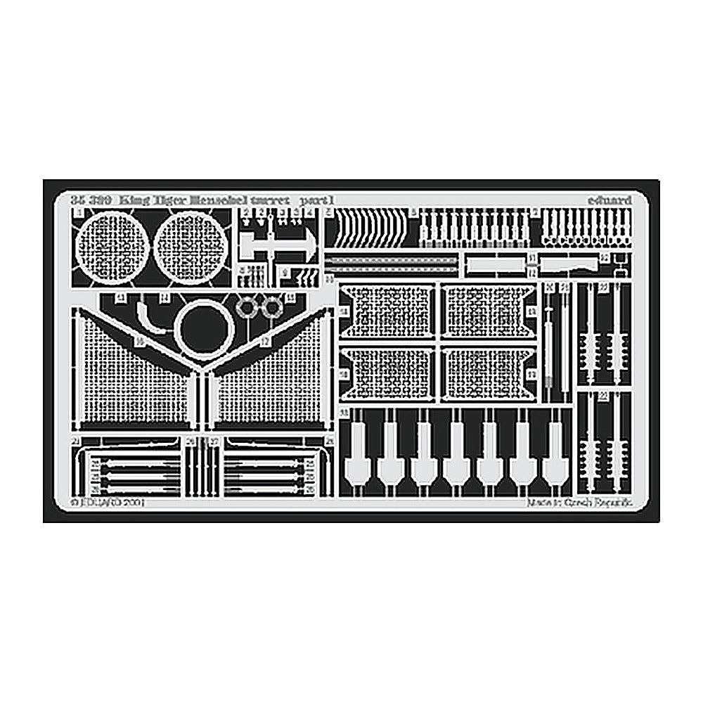 eduard 35399 1 35 king tiger henschel for tam