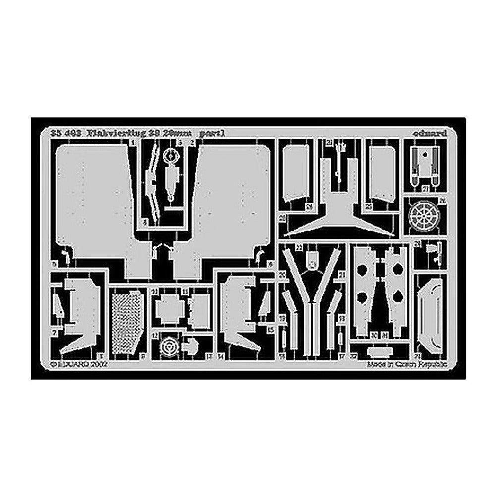 eduard 35463 1 35 flak 38 20mm for tam photo etch detail set