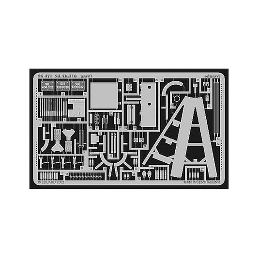 eduard 35471 1 35 famo trailer for tam photo etch detail set