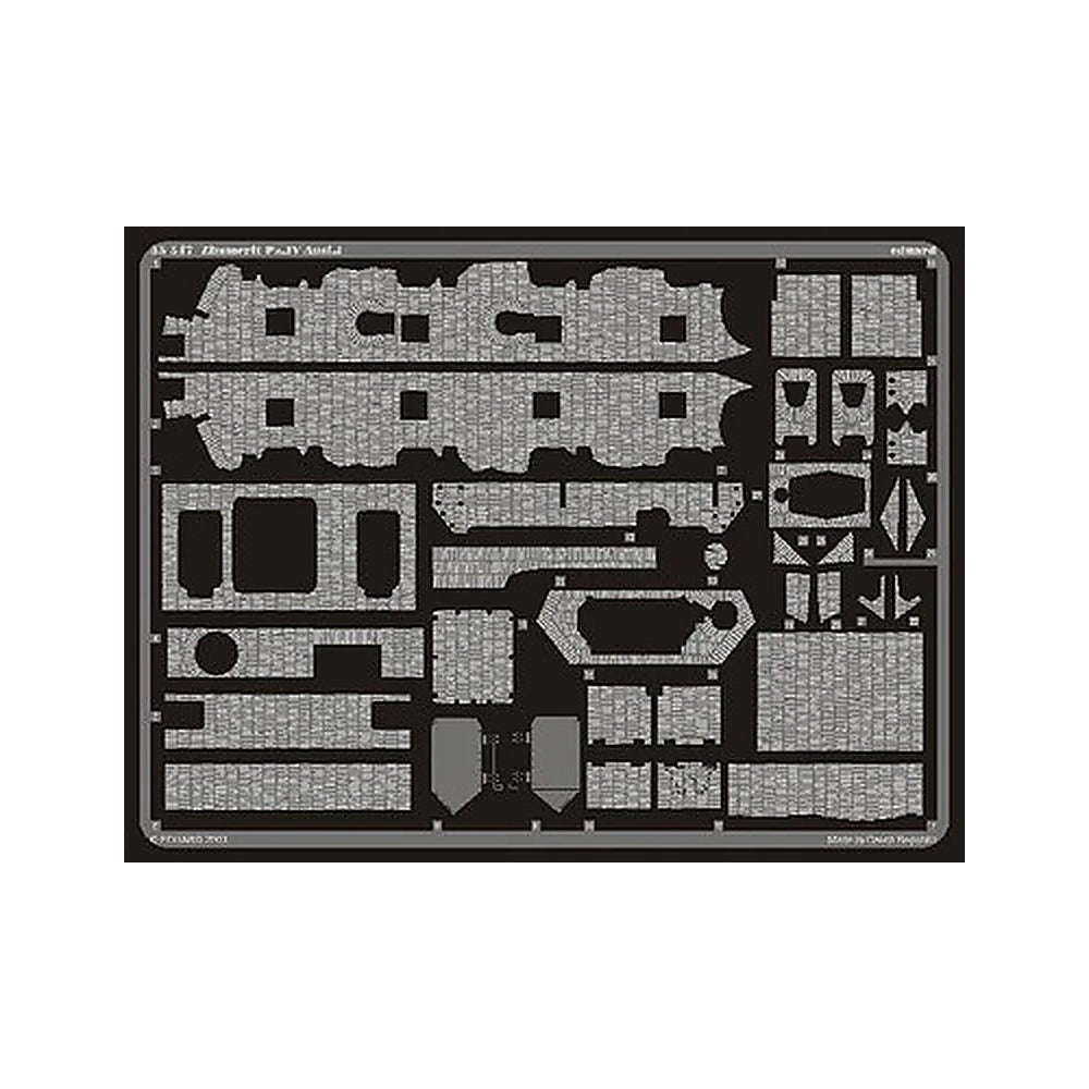 eduard 35547 1 35 zimmerit pz iv ausf j for tam