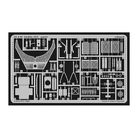 eduard 35548 1 35 sdkfz 222 for tam photo etch detail set