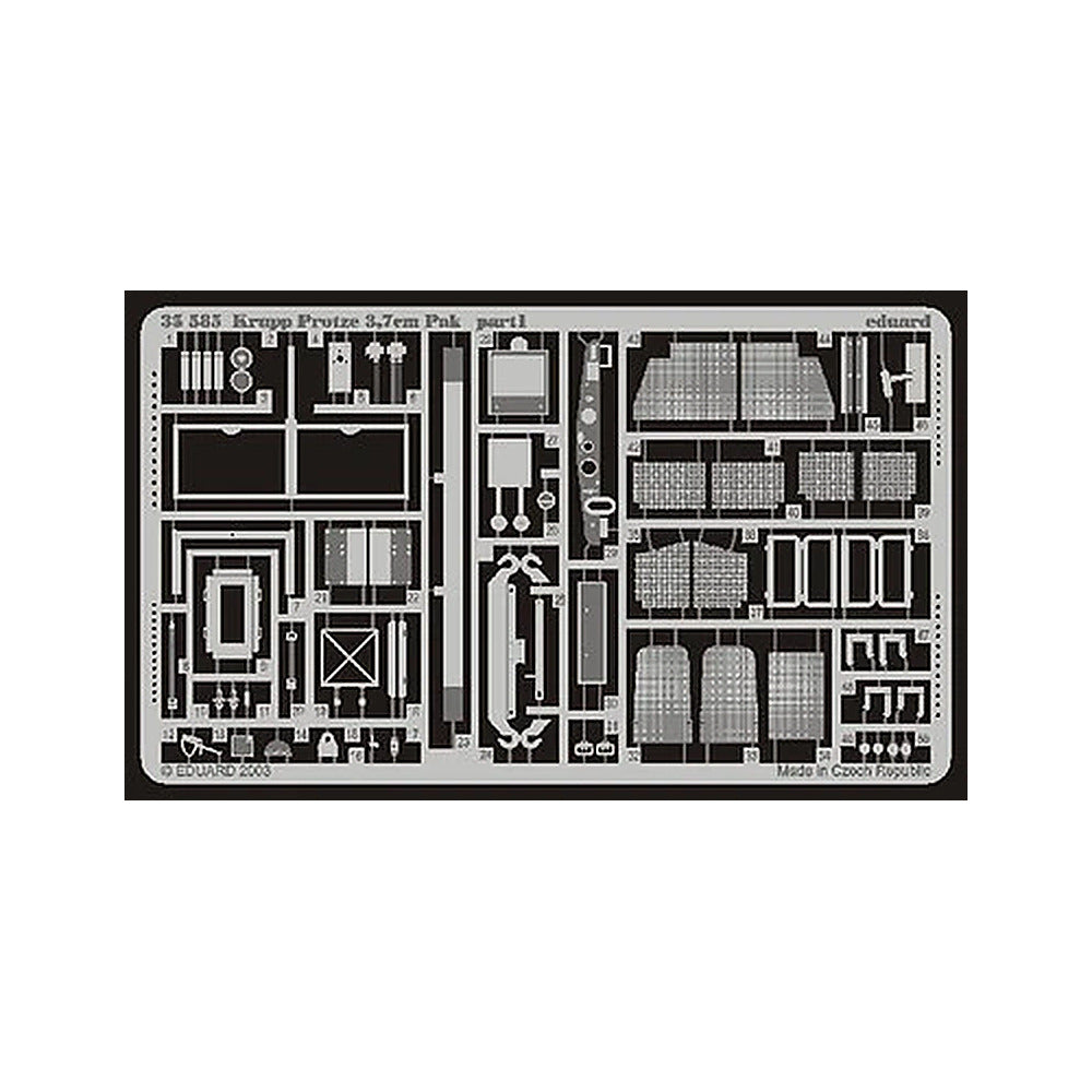 eduard 35585 1 35 krupp protze 3 7cm pak for tam