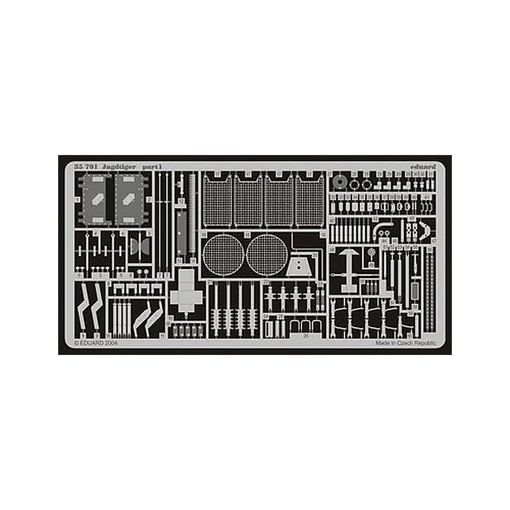 eduard 35701 1 35 jagdtiger for dml photo etch detail set
