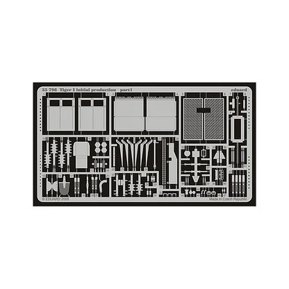 eduard 35798 1 35 tiger i initial production photo etched set for