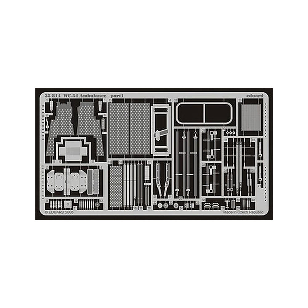 eduard 35814 1 35 ambulance for itl photo etch detail set
