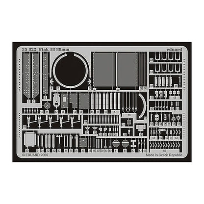 eduard 35822 1 35 flak 18 88mm for afv photo etch detail set