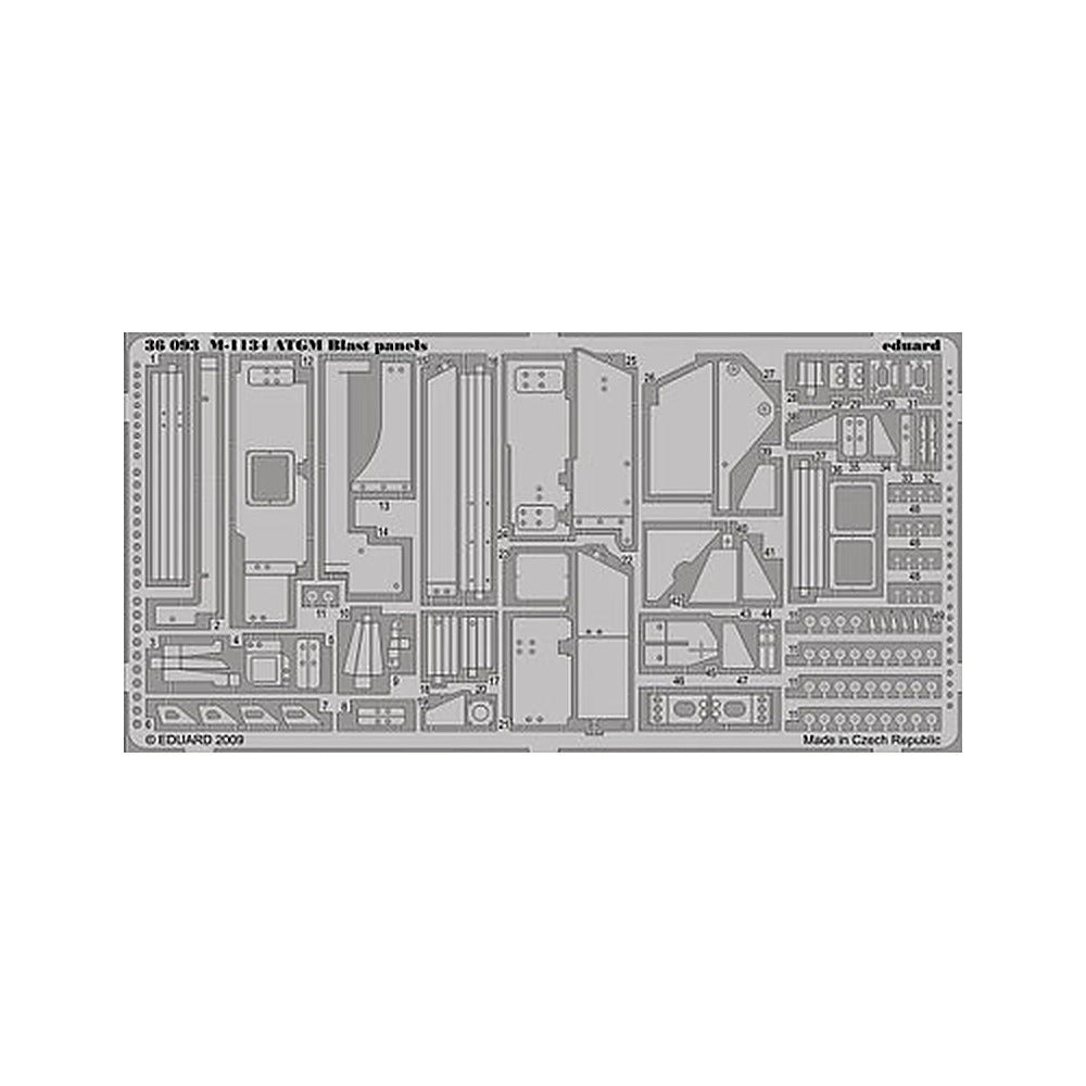 eduard 36093 1 35 atgm blast panels for trp