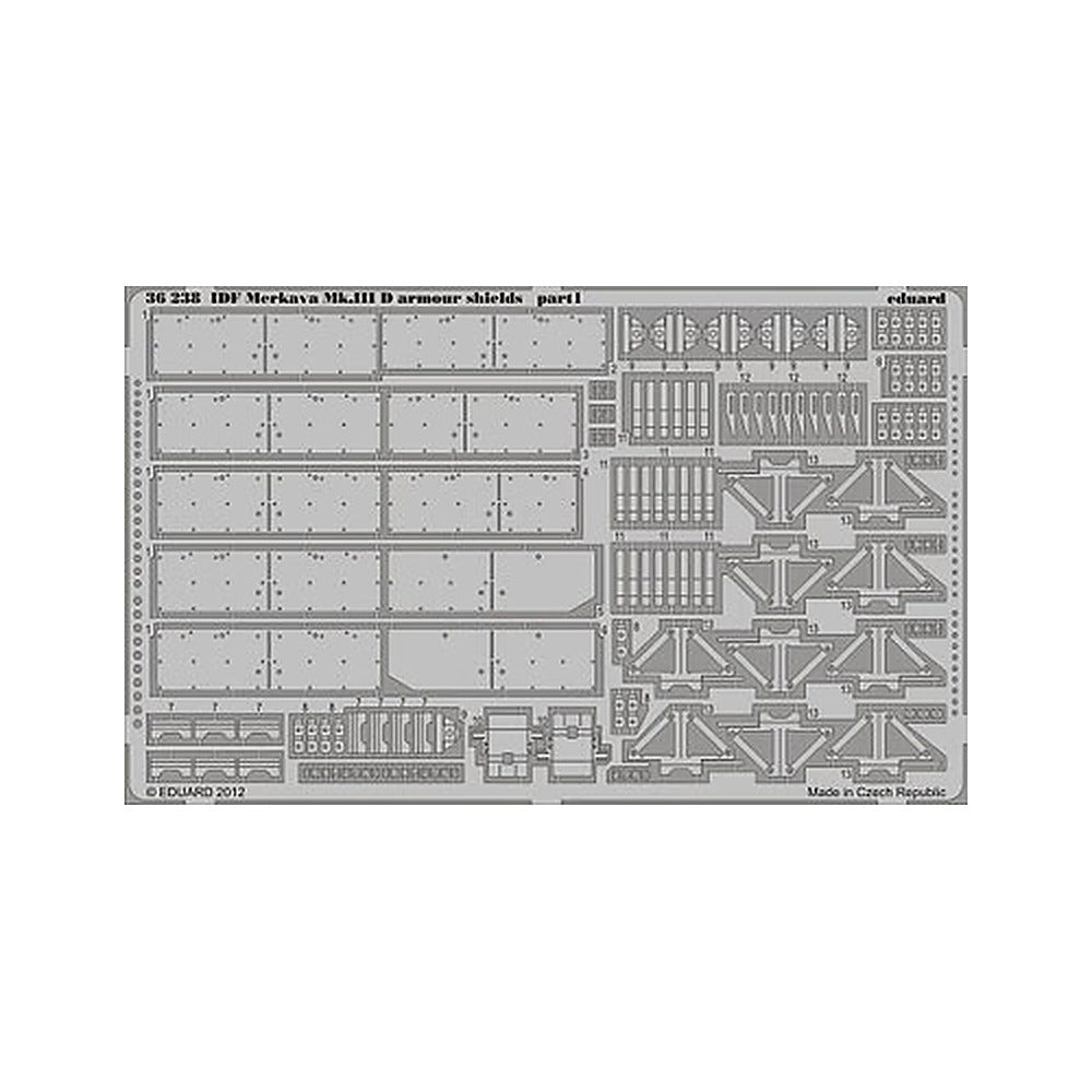 eduard 36238 1 35 idf merkava mk iii d armor shields for hbb
