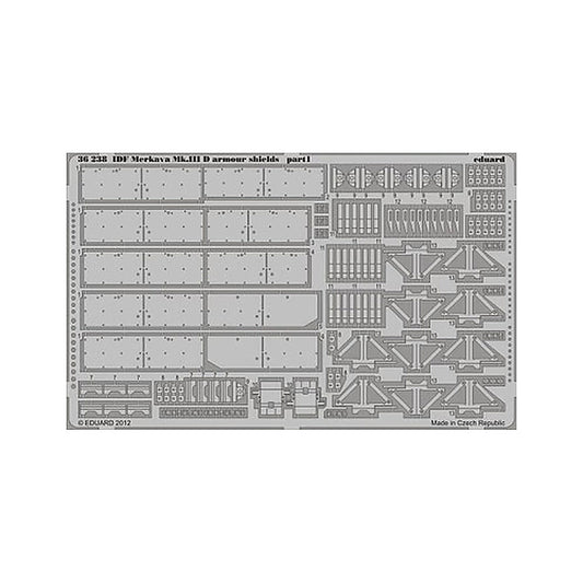 eduard 36238 1 35 idf merkava mk iii d armor shields for hbb